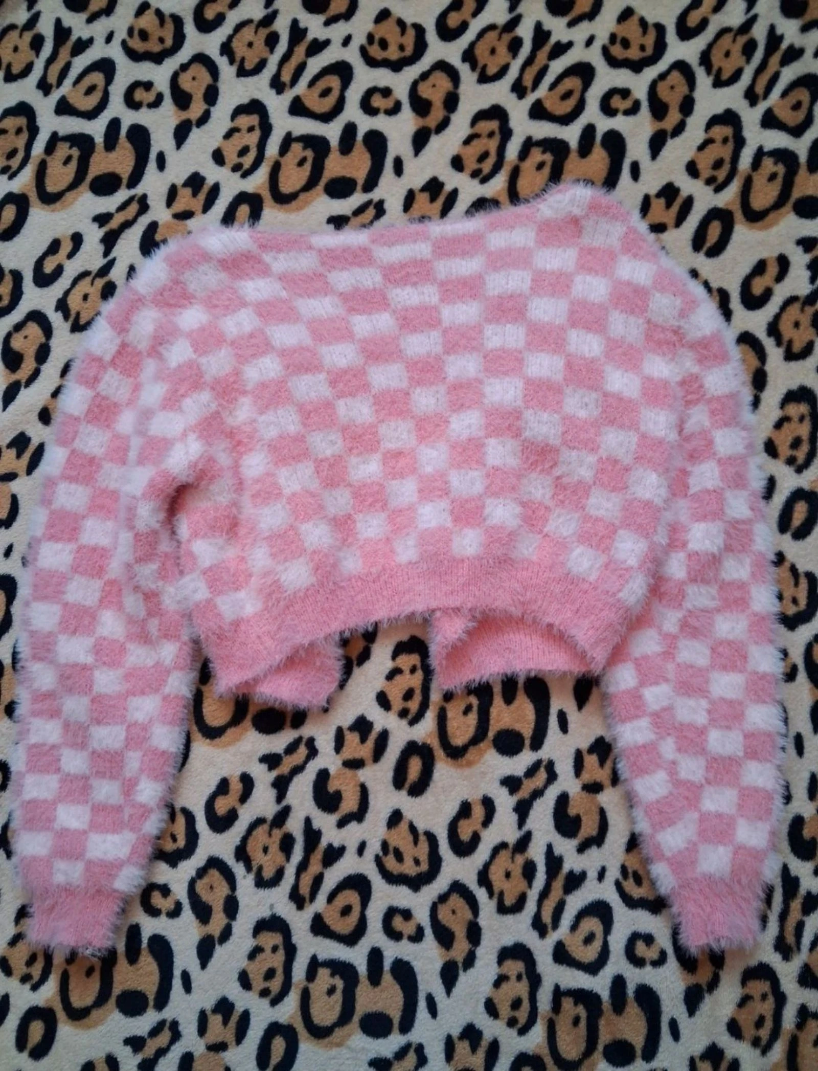 Roze gebreide cardigan – photo 2